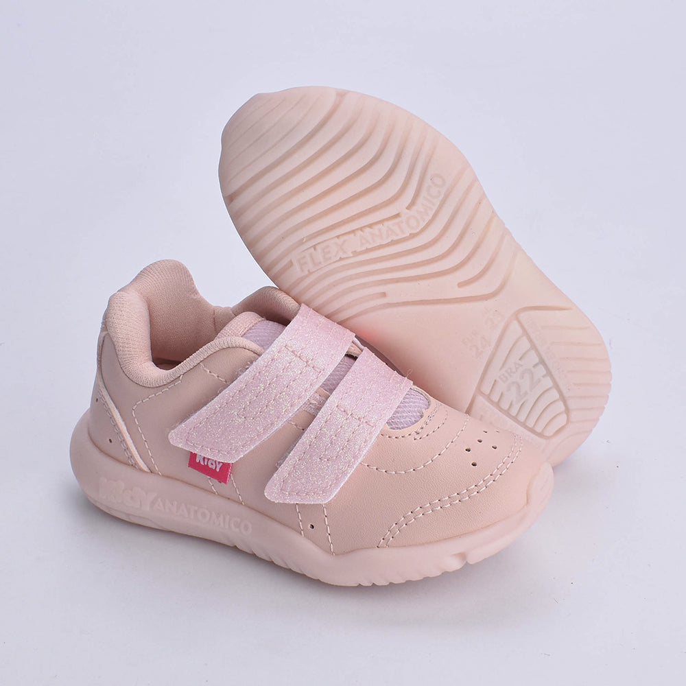 Tênis Infantil Menina Kidy Flex Ligth Nude
