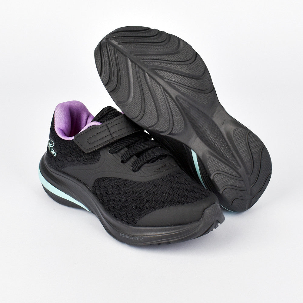 Tênis Infantil K-360 Super Leve 2 Esportivo Preto e Verde