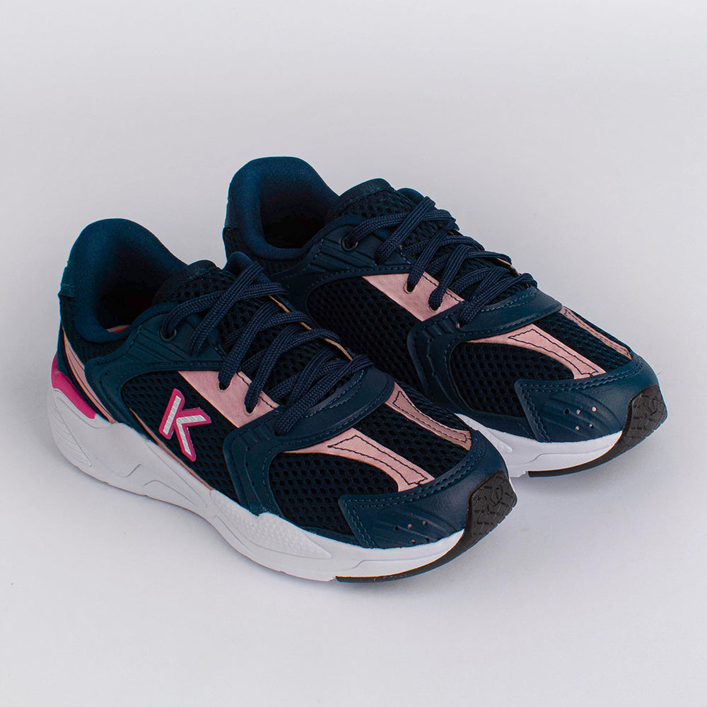 Tênis Menina K360 Retro Marinho Gloss