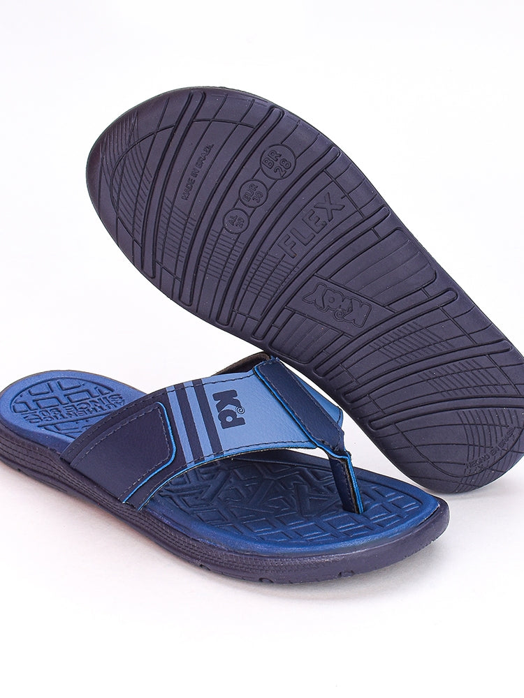 CHINELO SLIDE INFANTIL MENINO KIDY COMFORT MARINHO/AZUL