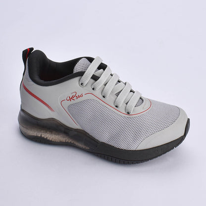 Tênis Infantil K360 Alpha Air Cinza e Vermelho - Amortecimento e Conforto para o Dia a Dia