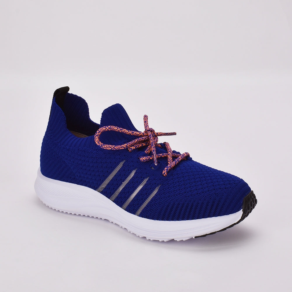 TENIS UNISSEX KIDY ENERGY RESPITEC AZ.ROYAL/LARANJA.NEON