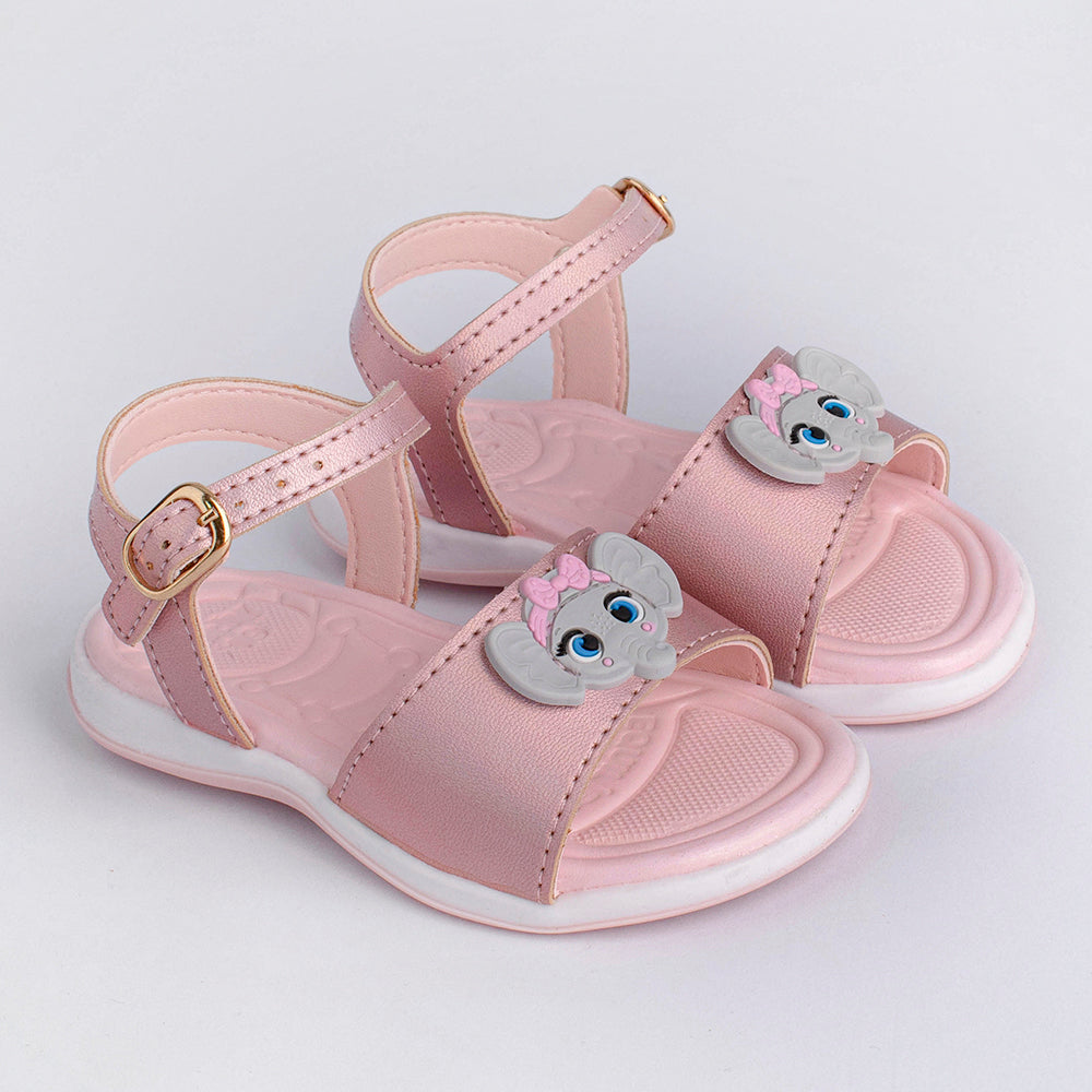 Sandália Menina Kidy Baby Equilíbrio Nude