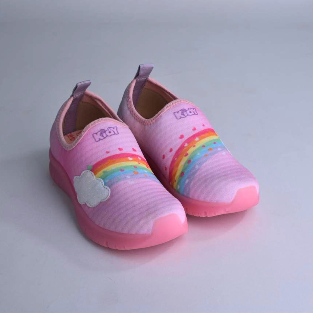 Tênis Menina Infantil Kidy Ultra Flex Rosa