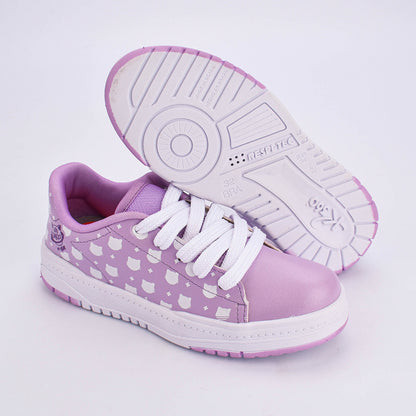 TÊNIS Infantil Menina Gato Galáctico K360 ESTILO RESPITEC LAVANDA/UVA Kidy