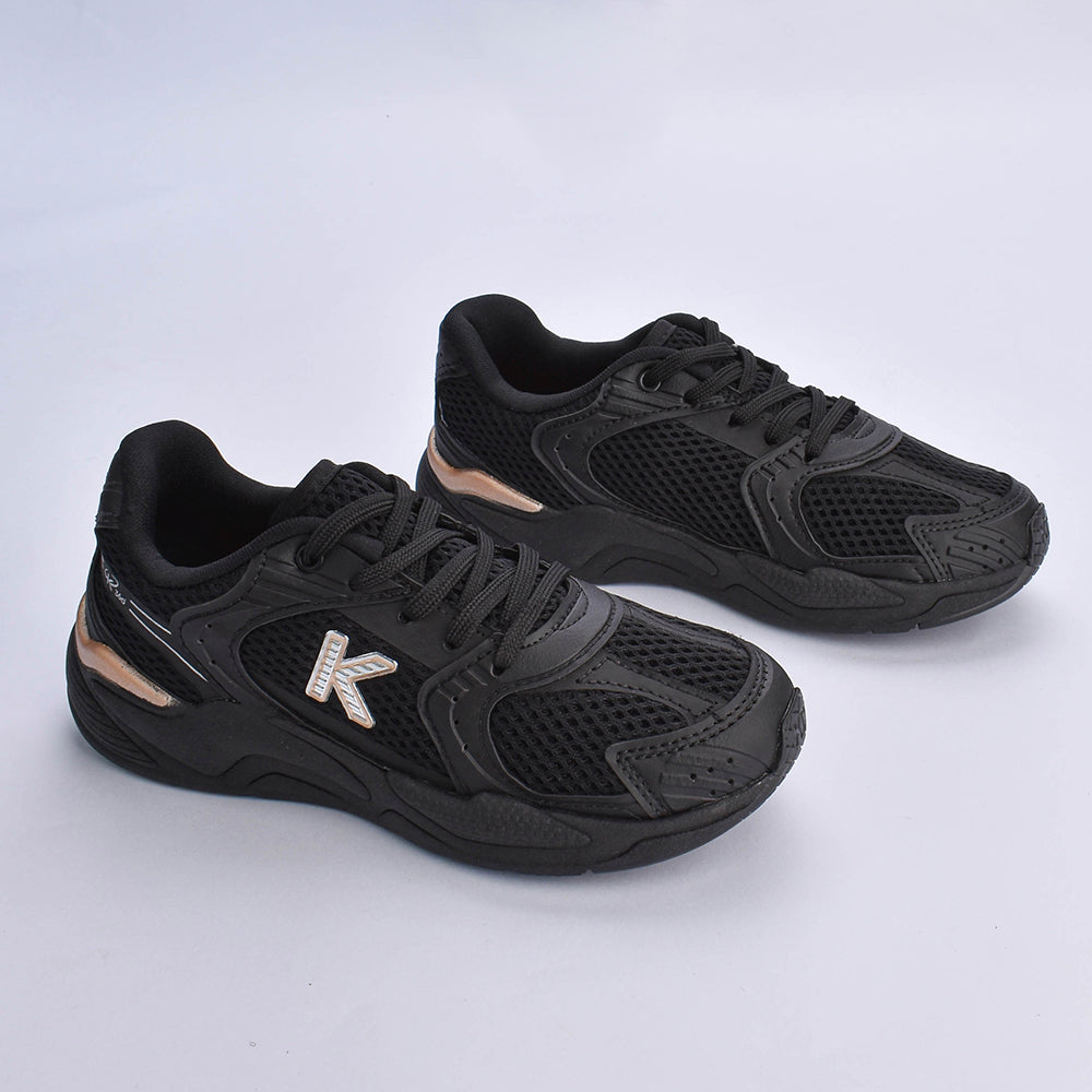 Tênis Infantil Menino Kidy K360 Retro Preto/Ouro
