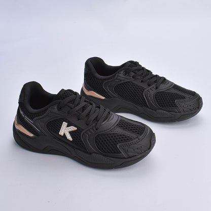 Tênis Infantil Menino Kidy K360 Retro Preto/Ouro