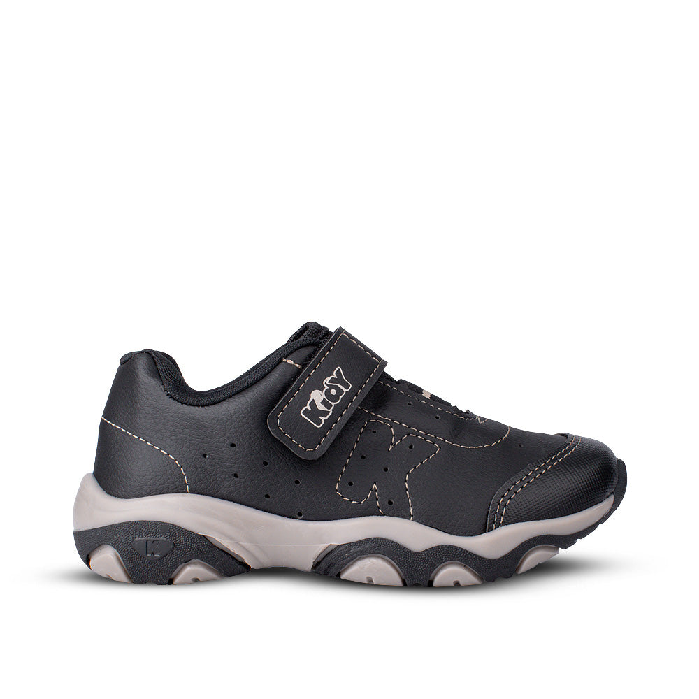 TENIS KIDY PLAY RESPITEC PRETO/BEGE