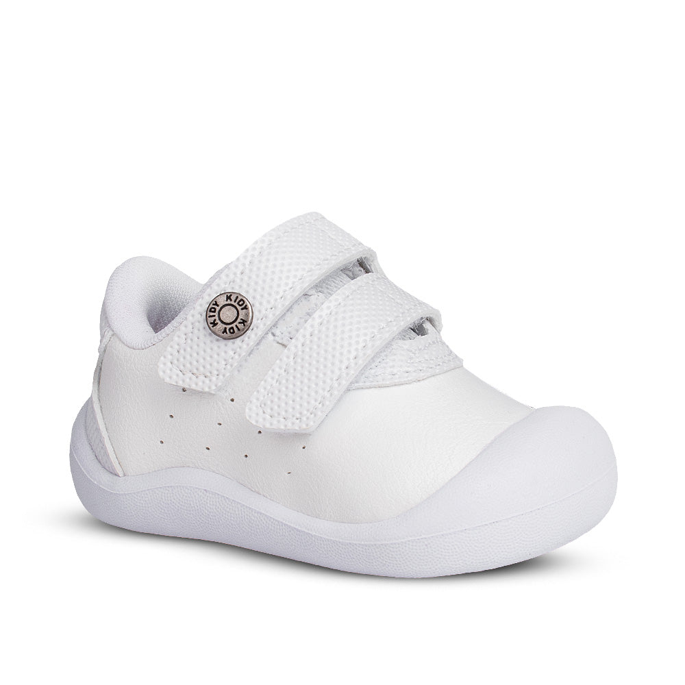 Tênis Sapatilha Infantil Menino Kidy Casual Branco Batizado Primeiros Passos