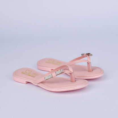 Sandália Menina Infantil Kidy Flat Ibiza Nude