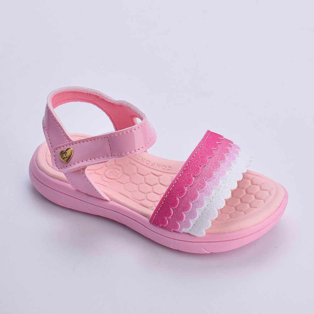 Sandália Menina Infantil Kidy Toys Baby Rosa