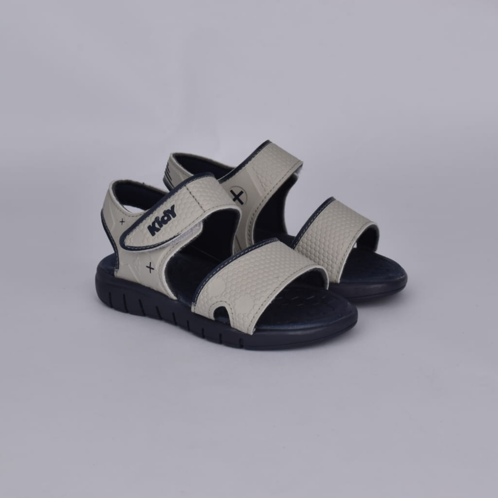 Sandália Menino Kidy Toys Dinossauros Cinza Marinho