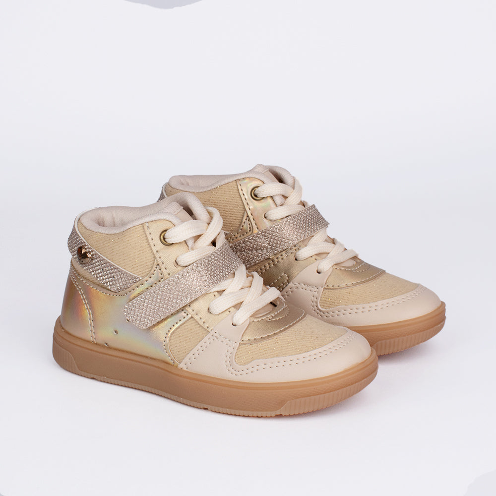 Tênis Kidy Astral Ouro/Marfim