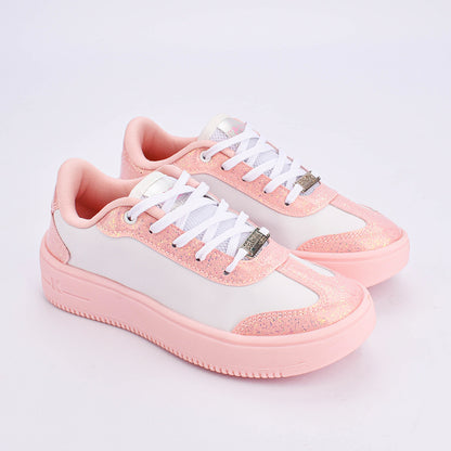 Tênis Menina K360 Belinha Nova York Branco Nude