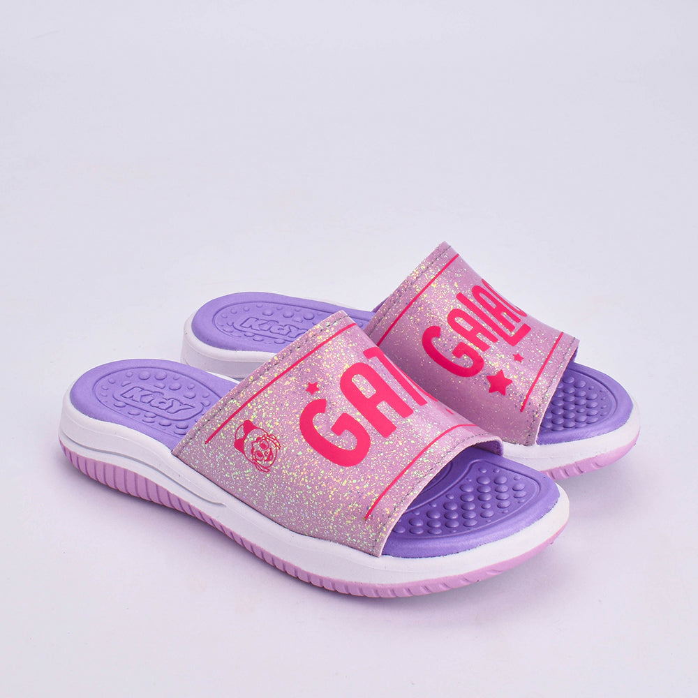 SANDÁLIA Chinelo Infantil Menina Gato Galáctico KIDY FLY GG LILAS/PINK Kidy