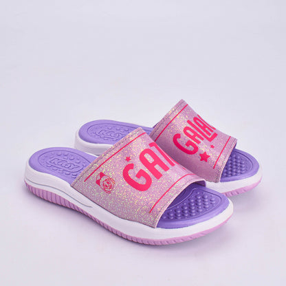 SANDÁLIA Chinelo Infantil Menina Gato Galáctico KIDY FLY GG LILAS/PINK Kidy