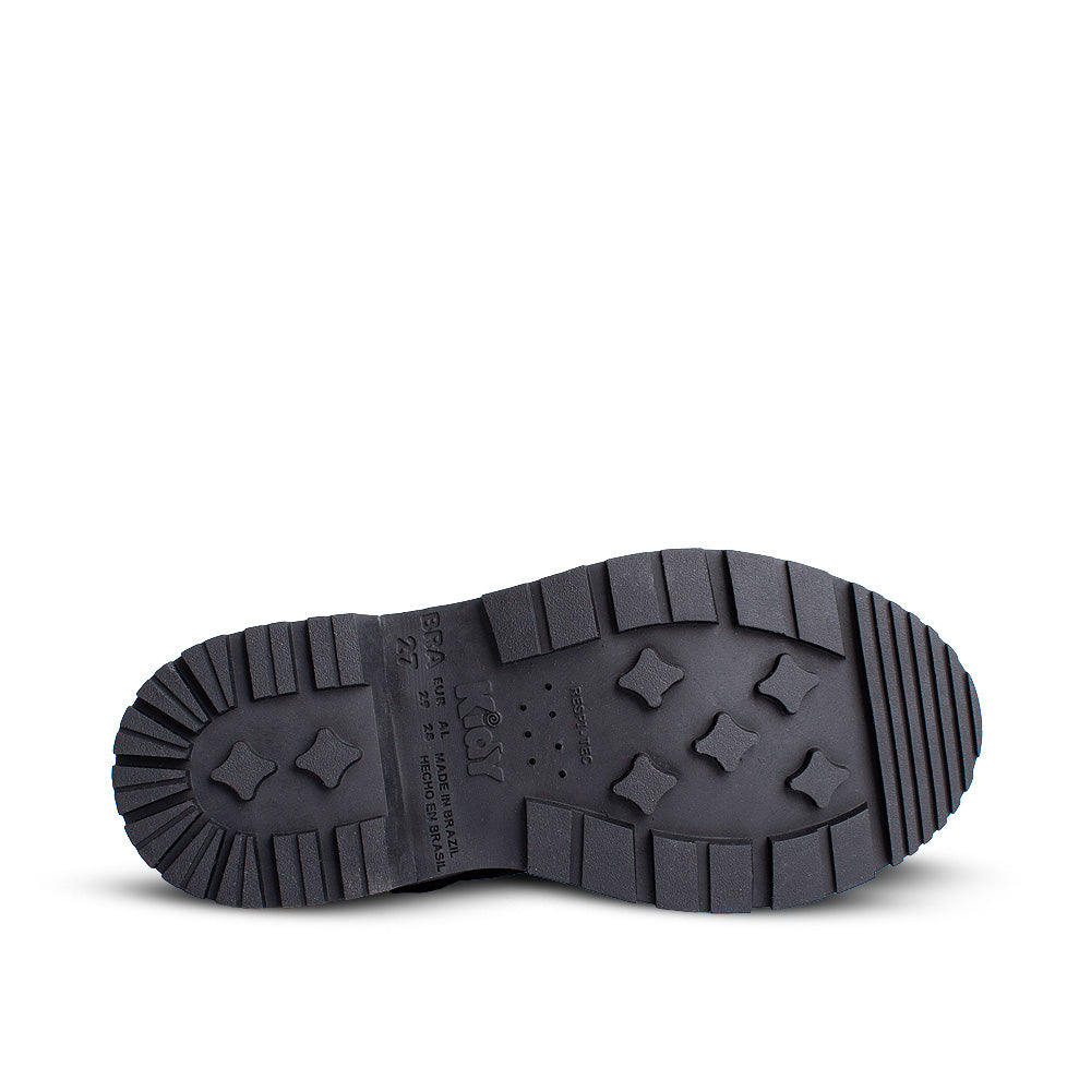 Bota Coturno Infantil Menino Kidy Max Preto Jequinha Inverno