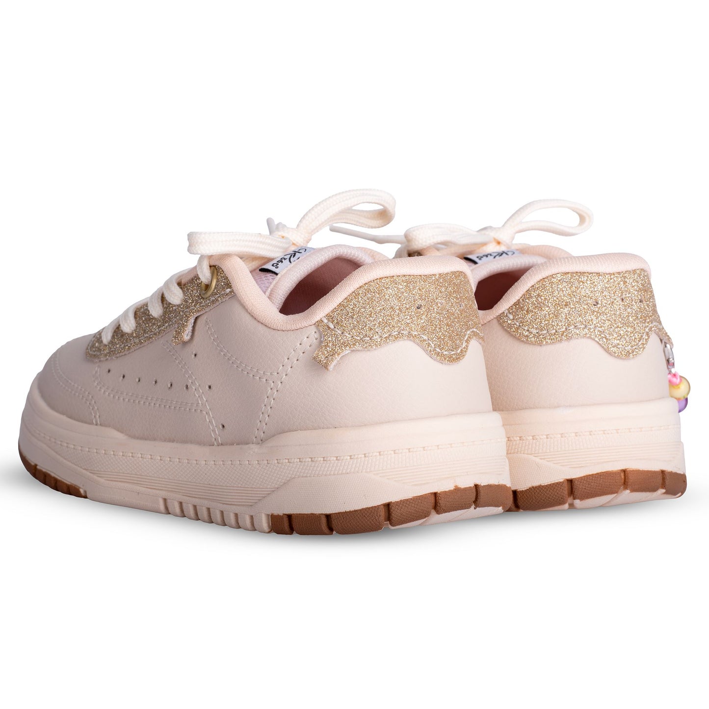 Tênis Menina K360 Estiloso Respitec Marfim