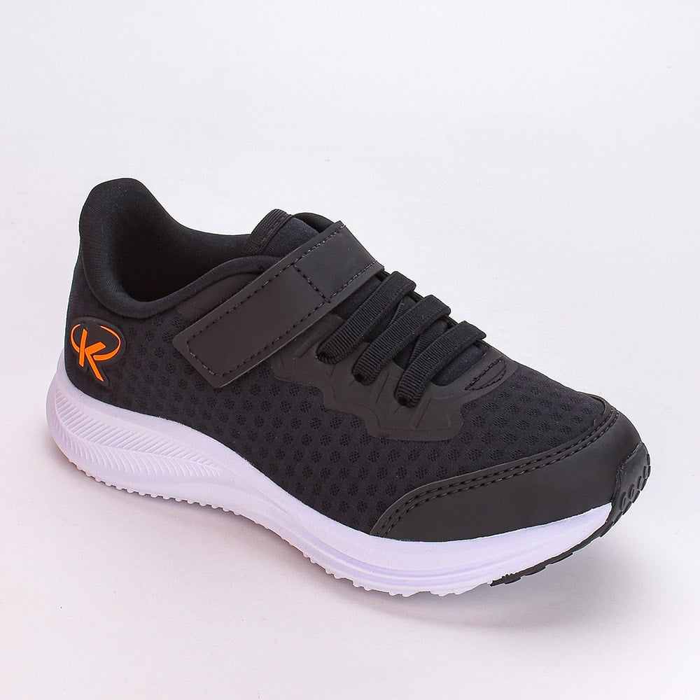 Tênis Infantil Menino K360 Kidy Energy Respitec Preto Esportivo Velcro