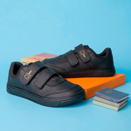 Tênis infantil Menino K360 Casual Conforto Preto Prático e Resistente