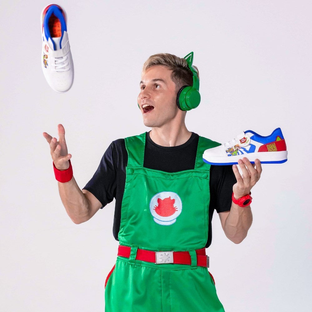 TÊNIS Menino Infantil HYPE Gato GALACTICO BRANCO/COLORIDO Kidy