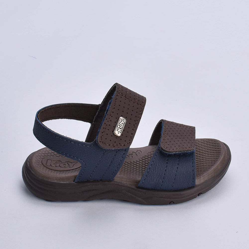 Sandália Kidy Flex Anatômica Marinho Café