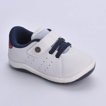 Tênis Infantil Kidy Colors Bebê Branco- Tecnologia Equilíbrio, Conforto e Segurança