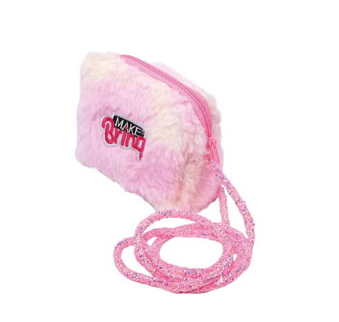 Bolsa de Pelúcia Infantil com Gloss Labial - Kidy