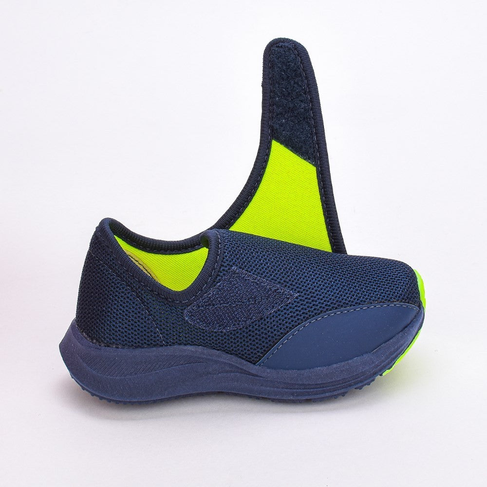 TÊNIS KIDY ENERGY BABY RESPI-TEC MARINHO/LARANJA/AMARELO Kidy