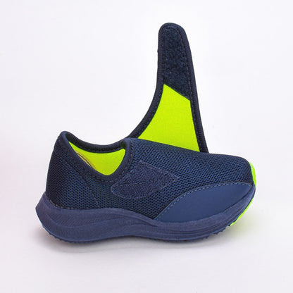 TÊNIS KIDY ENERGY BABY RESPI-TEC MARINHO/LARANJA/AMARELO Kidy