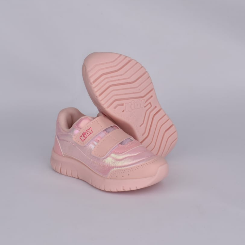 Tênis Kidy Ultra Flex Nude Holográfico