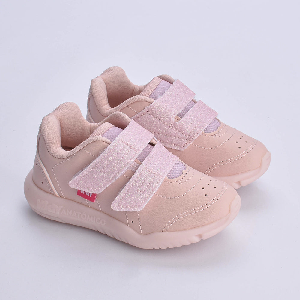 Tênis Infantil Menina Kidy Flex Ligth Nude