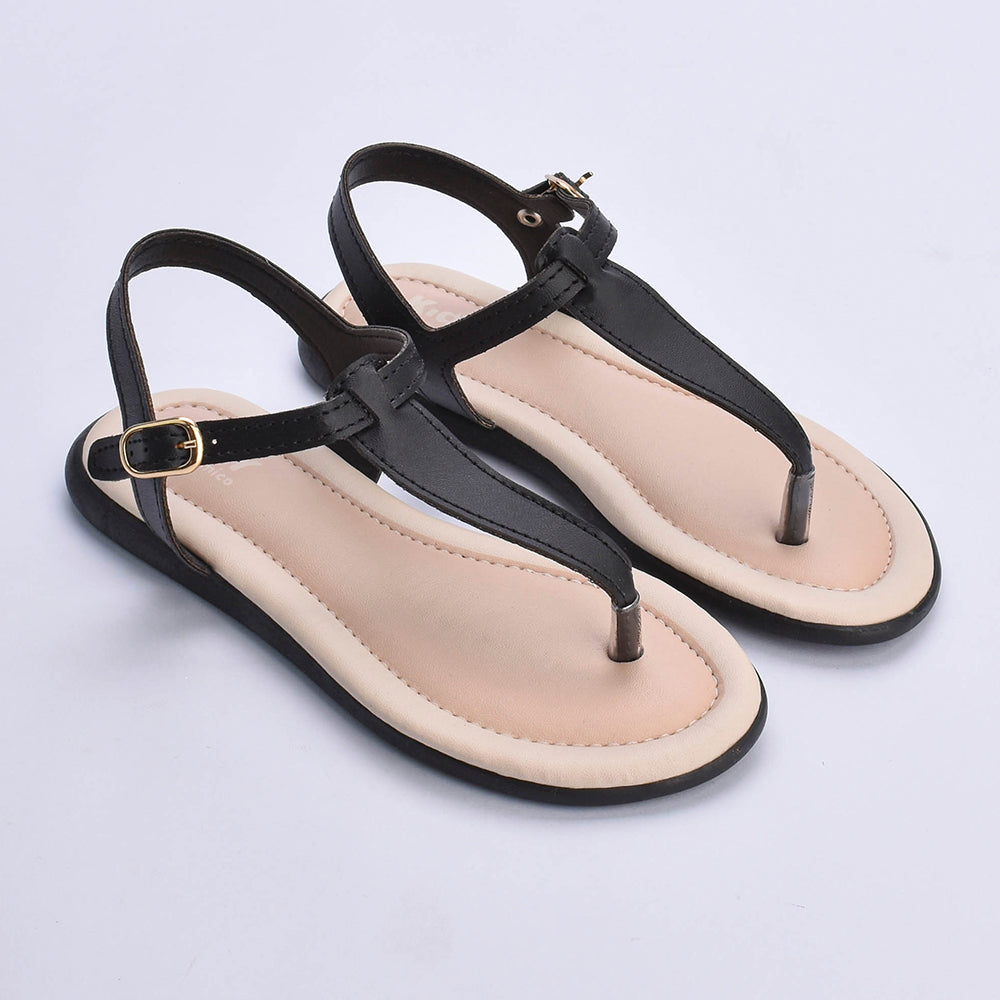 Sandália Menina Infantil Kidy Cristal Preta