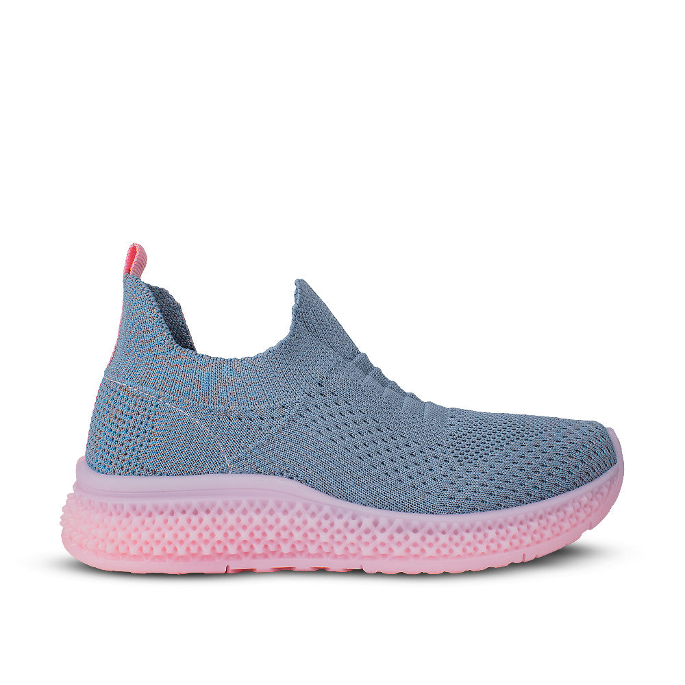 TENIS KIDY ILLUSION-TEC AZUL JEANS/PINK