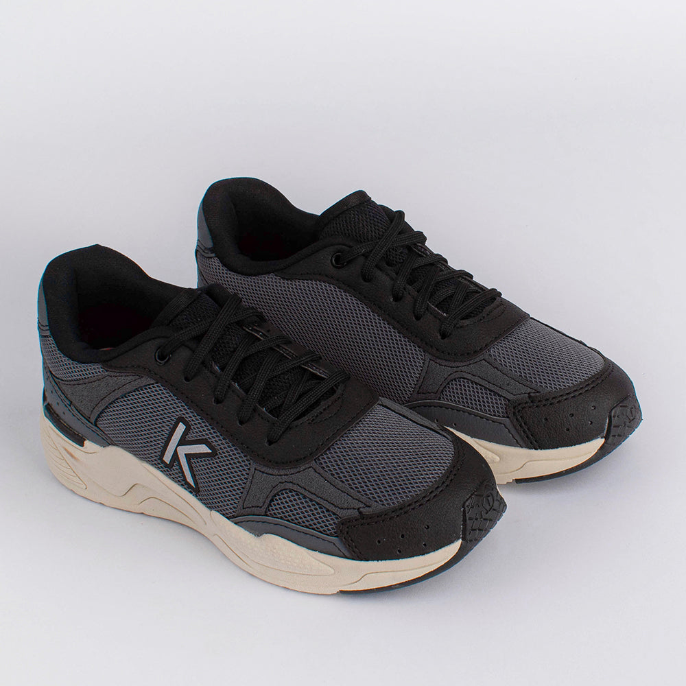 Tênis Menino K360 Retro Preto Grafite