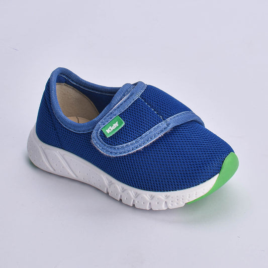 TENIS INFANTIL MENINO KIDY EQUILIBRIO AZUL ROYAL/VERDE