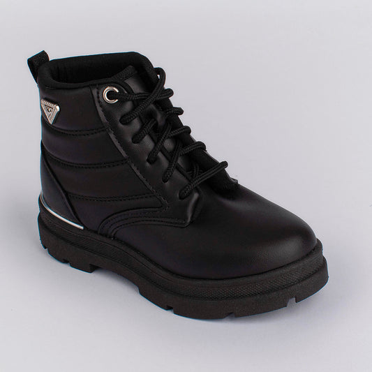 BOTA INFANTIL COTURNO MENINA KIDY STYLE PRETO