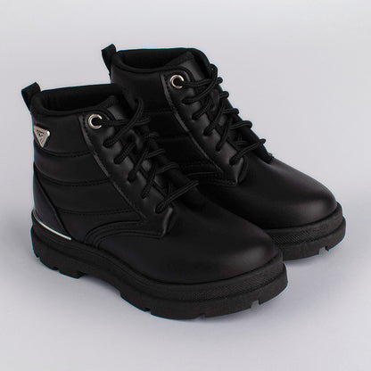 BOTA INFANTIL COTURNO MENINA KIDY STYLE PRETO