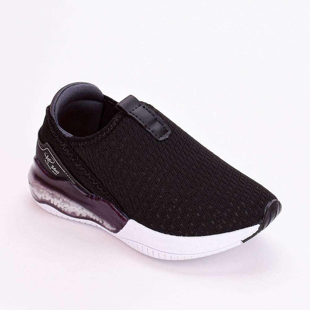 Tênis Menino Infantil K360 Alpha Air Preto e Prata - Kidy