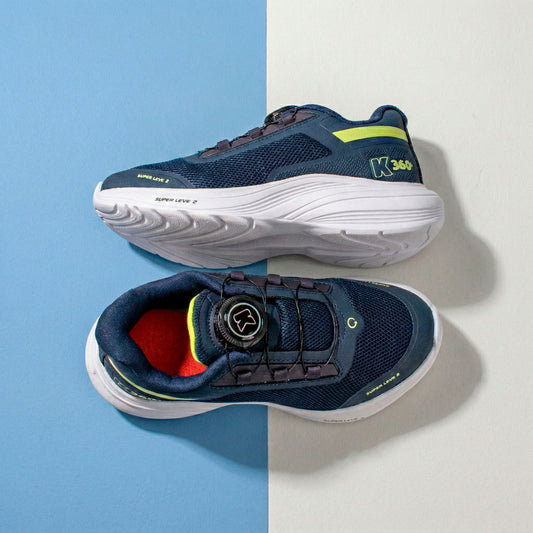 Tênis infantil Menino Kidy Super Leve Disc Marinho/Verde