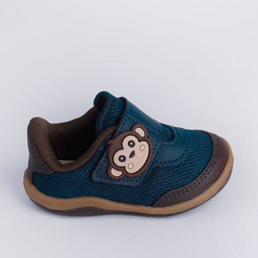 TênisMenino Kidy Colors Equilíbrio Marinho Café