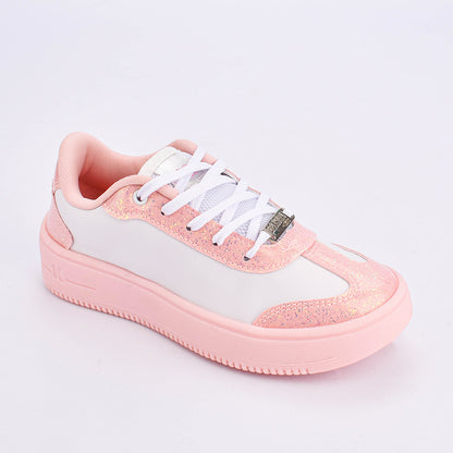 Tênis Menina K360 Belinha Nova York Branco Nude