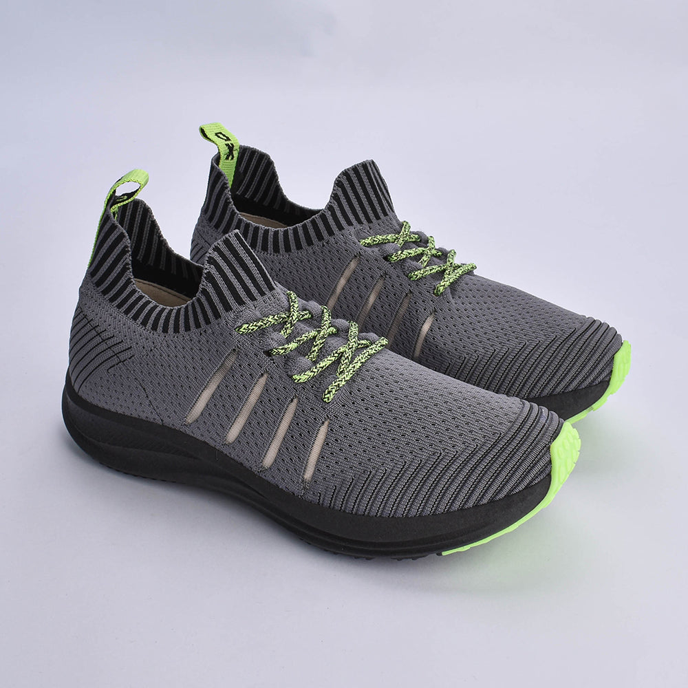 Tênis Infantil Menino Kidy Energy Respitec Preto Grafite e Amarelo