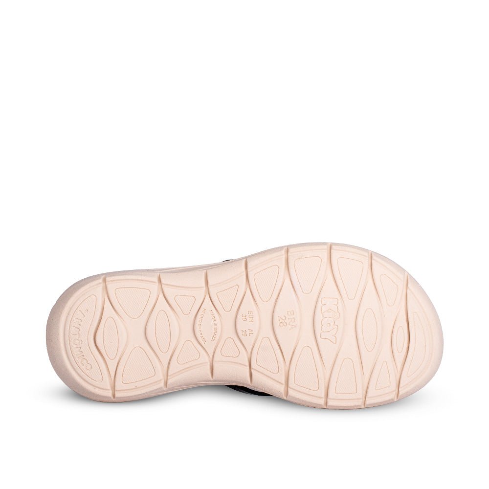 Kit Chinelo Menina Infantil Fly Preto + Livro Bob Goods - Kidy Calçados - Chinelo