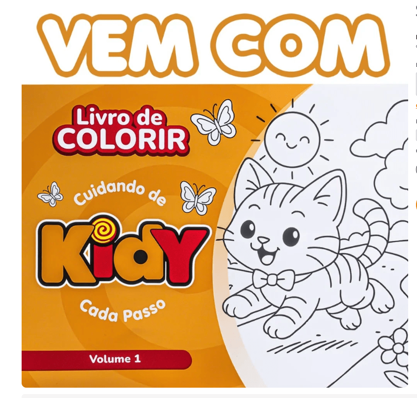 Kit Tênis Infantil Astral Branco + Livro Bob Goods - Kidy Calçados - Tênis
