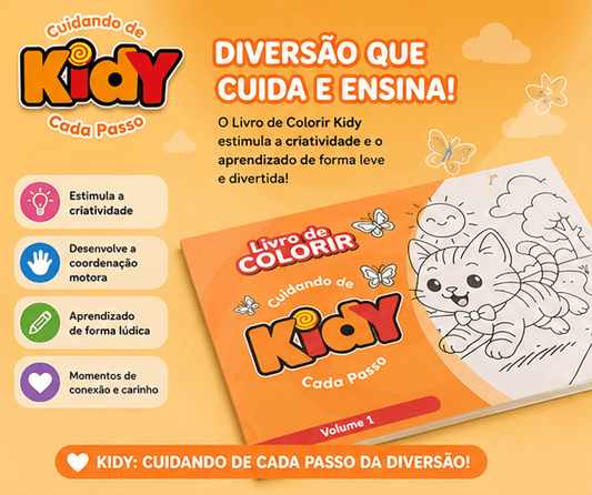 Livro para Colorir Kidy Goods - Kidy Calçados - 