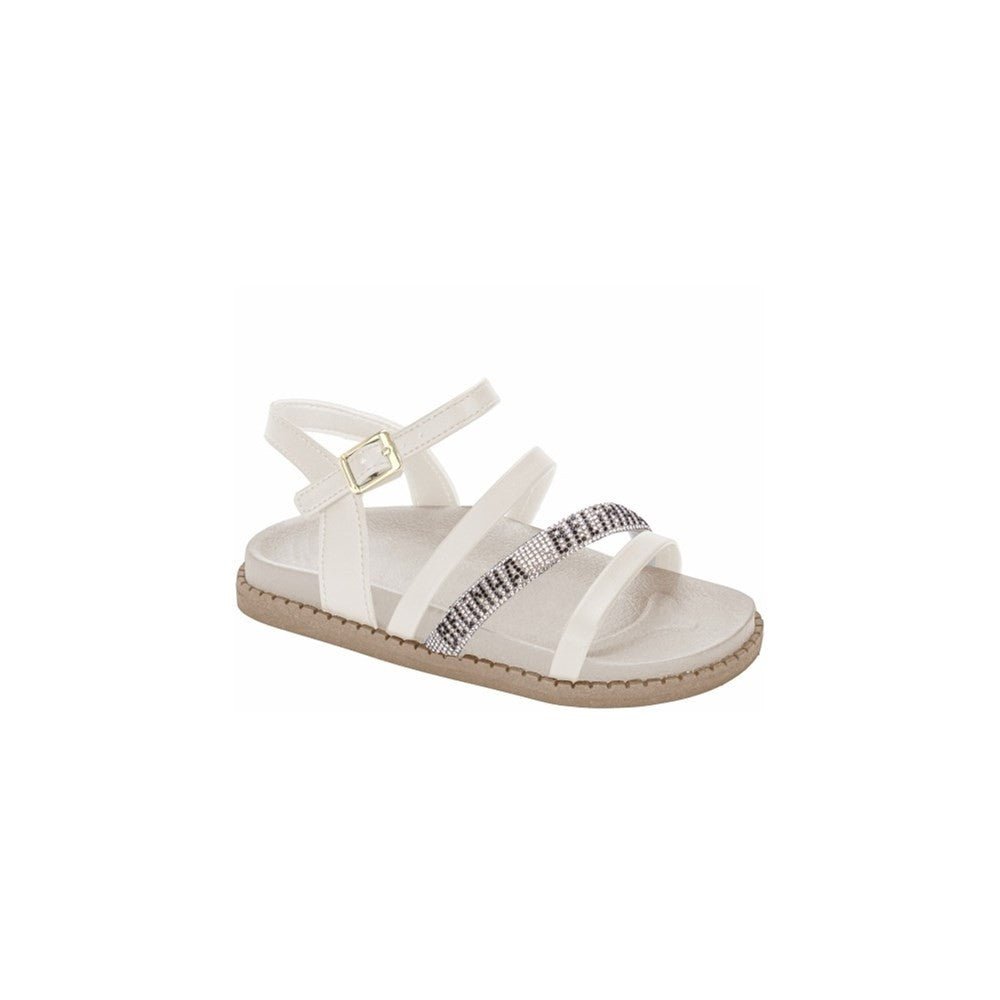 Papete Menina Infantil Kidy Fashion Marfim - Kidy Calçados - Sandália e Papete