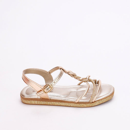 RASTEIRA FLAT OURO Kidy - Kidy Calçados - 