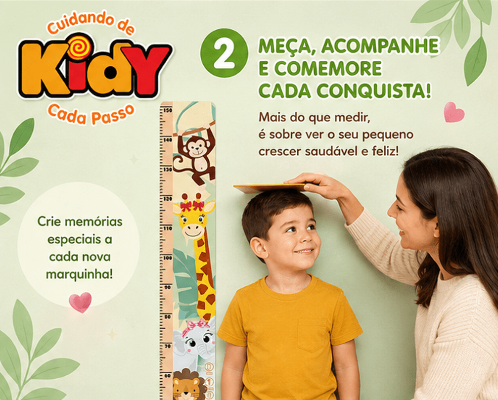 Régua Medidora Infantil Safari - Kidy Calçados - 