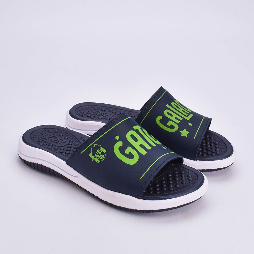 SANDÁLIA Chinelo Infantil Menino Gato Galáctico KIDY FLY GG MARINHO/AMARELO NEON Kidy - Kidy Calçados - Sandália e Papete
